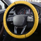 South Africa Soccer 2026 Steering Wheel Cover Bafana Bafana Kaofela Protea Yellow