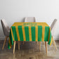 South Africa Soccer 2026 Tablecloth Bafana Bafana Kaofela Protea Yellow