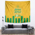 South Africa Soccer 2026 Tapestry Bafana Bafana Kaofela Protea Yellow