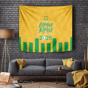 South Africa Soccer 2026 Tapestry Bafana Bafana Kaofela Protea Yellow