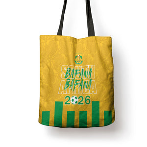 South Africa Soccer 2026 Tote Bag Bafana Bafana Kaofela Protea Yellow