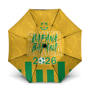 South Africa Soccer 2026 Umbrella Bafana Bafana Kaofela Protea Yellow