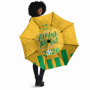 South Africa Soccer 2026 Umbrella Bafana Bafana Kaofela Protea Yellow