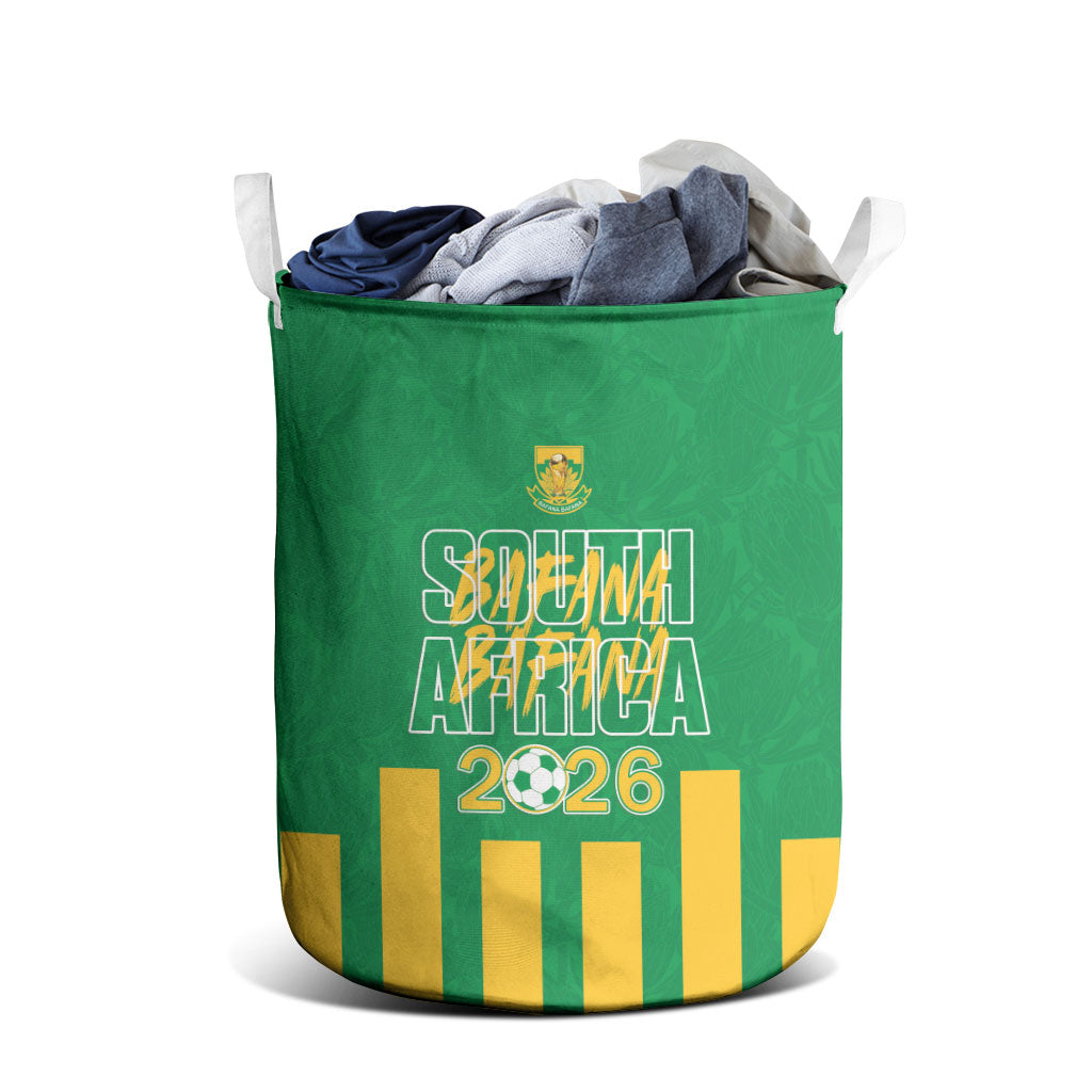 South Africa Soccer 2026 Laundry Basket Bafana Bafana Kaofela Protea Green