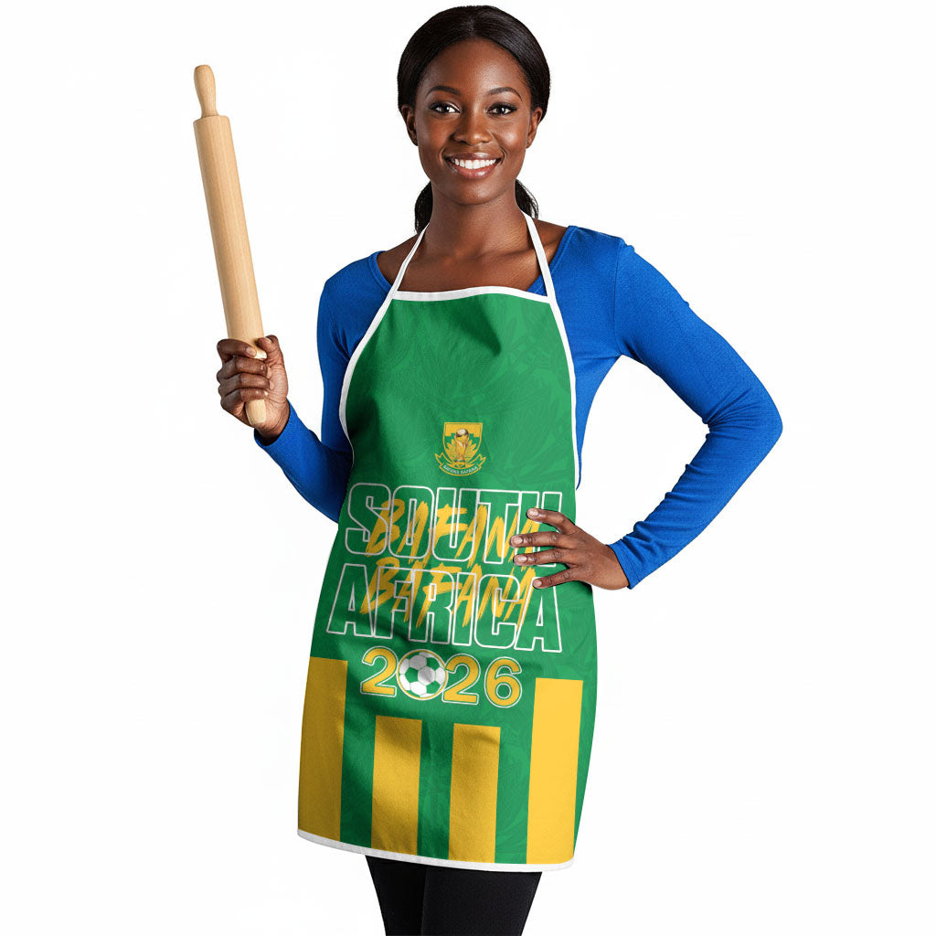 South Africa Soccer 2026 Apron Bafana Bafana Kaofela Protea Green
