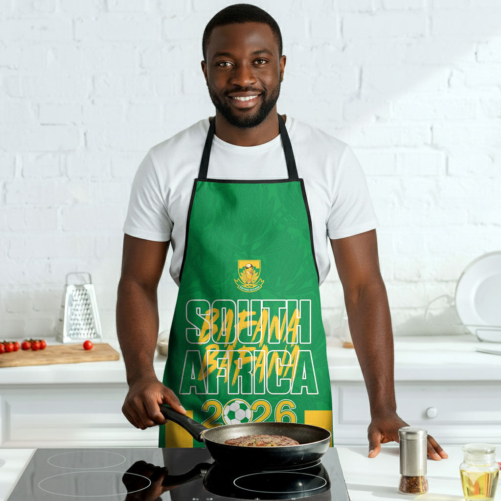 South Africa Soccer 2026 Apron Bafana Bafana Kaofela Protea Green