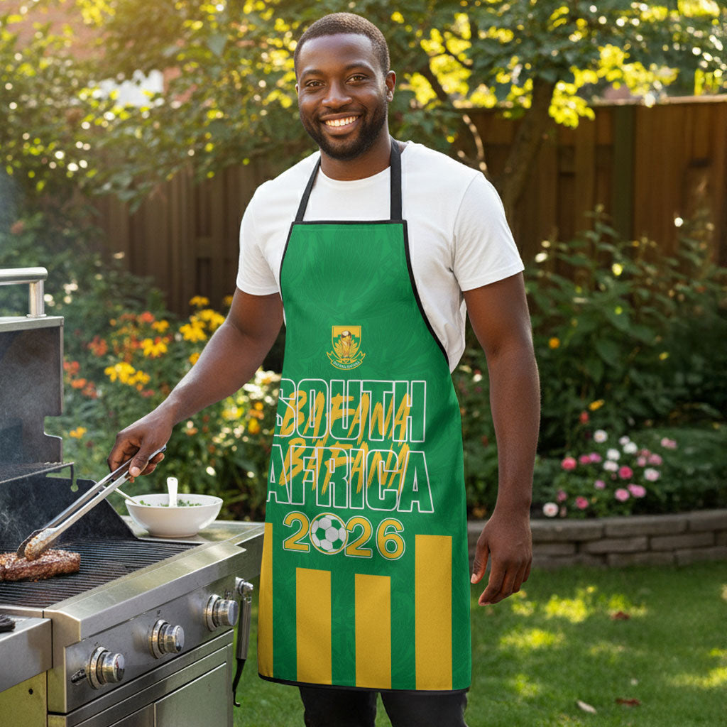 South Africa Soccer 2026 Apron Bafana Bafana Kaofela Protea Green