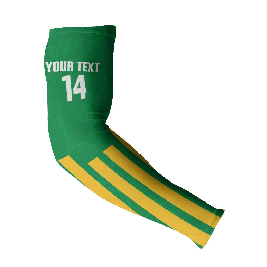South Africa Soccer 2026 Custom Arm Sleeves Bafana Bafana Kaofela Protea Green