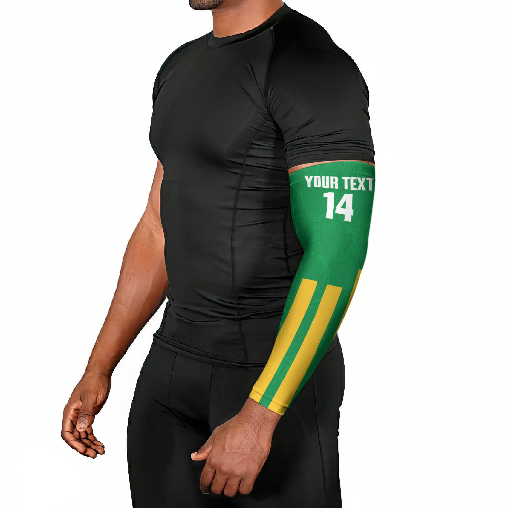 South Africa Soccer 2026 Custom Arm Sleeves Bafana Bafana Kaofela Protea Green