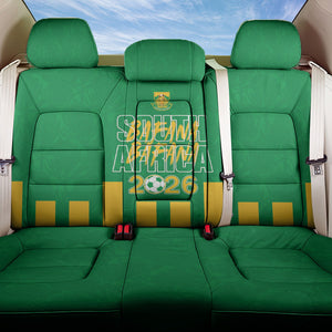 South Africa Soccer 2026 Back Car Seat Cover Bafana Bafana Kaofela Protea Green