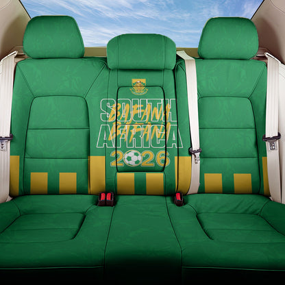 South Africa Soccer 2026 Back Car Seat Cover Bafana Bafana Kaofela Protea Green