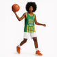 South Africa Soccer 2026 Custom Basketball Jersey Bafana Bafana Kaofela Protea Green
