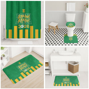 South Africa Soccer 2026 Bathroom Set Bafana Bafana Kaofela Protea Green