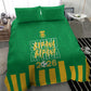 South Africa Soccer 2026 Bedding Set Bafana Bafana Kaofela Protea Green