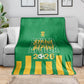 South Africa Soccer 2026 Blanket Bafana Bafana Kaofela Protea Green