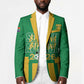 South Africa Soccer 2026 Custom Blazer Bafana Bafana Kaofela Protea Green