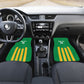 South Africa Soccer 2026 Custom Car Mats Bafana Bafana Kaofela Protea Green