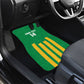 South Africa Soccer 2026 Custom Car Mats Bafana Bafana Kaofela Protea Green