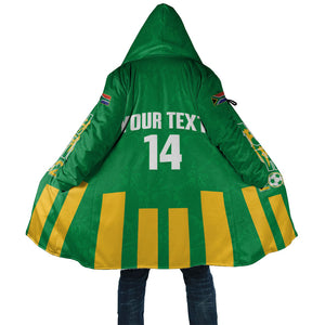South Africa Soccer 2026 Custom Cloak Bafana Bafana Kaofela Protea Green