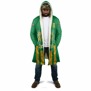 South Africa Soccer 2026 Custom Cloak Bafana Bafana Kaofela Protea Green