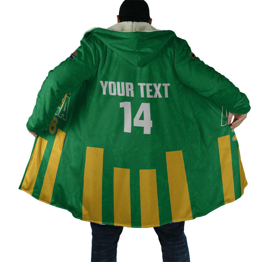 South Africa Soccer 2026 Custom Cloak Bafana Bafana Kaofela Protea Green