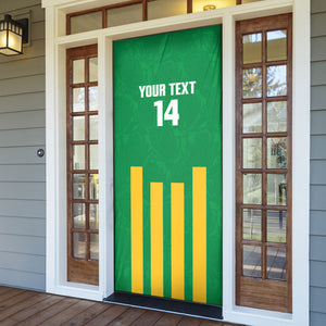 South Africa Soccer 2026 Custom Door Cover Bafana Bafana Kaofela Protea Green