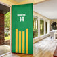 South Africa Soccer 2026 Custom Door Cover Bafana Bafana Kaofela Protea Green