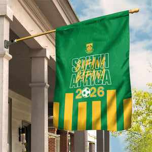 South Africa Soccer 2026 Garden Flag Bafana Bafana Kaofela Protea Green