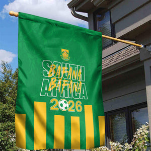 South Africa Soccer 2026 Garden Flag Bafana Bafana Kaofela Protea Green