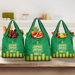 South Africa Soccer 2026 Grocery Bag Bafana Bafana Kaofela Protea Green
