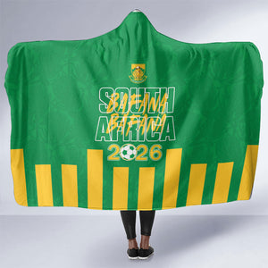 South Africa Soccer 2026 Hooded Blanket Bafana Bafana Kaofela Protea Green