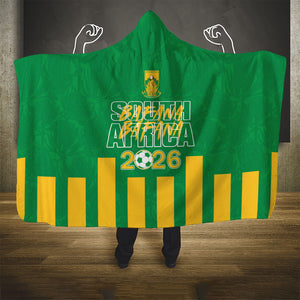 South Africa Soccer 2026 Hooded Blanket Bafana Bafana Kaofela Protea Green