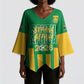 South Africa Soccer 2026 Custom Kimono Sleeve Blouse Bafana Bafana Kaofela Protea Green