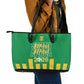 South Africa Soccer 2026 Leather Tote Bag Bafana Bafana Kaofela Protea Green