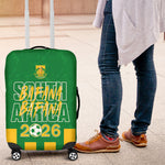 South Africa Soccer 2026 Luggage Cover Bafana Bafana Kaofela Protea Green
