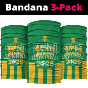 South Africa Soccer 2026 Neck Gaiter Bafana Bafana Kaofela Protea Green