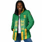 South Africa Soccer 2026 Custom Padded Jacket Bafana Bafana Kaofela Protea Green