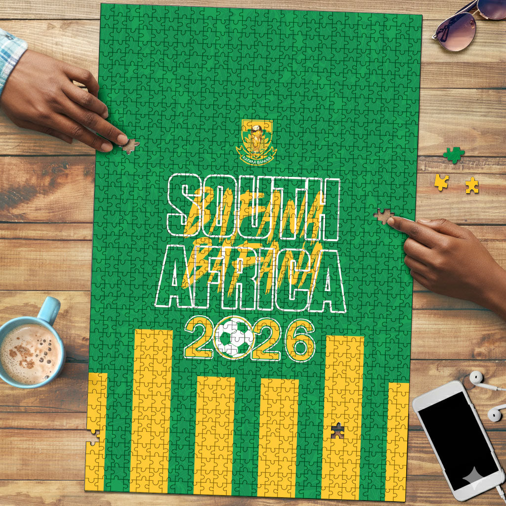 South Africa Soccer 2026 Puzzle Bafana Bafana Kaofela Protea Green