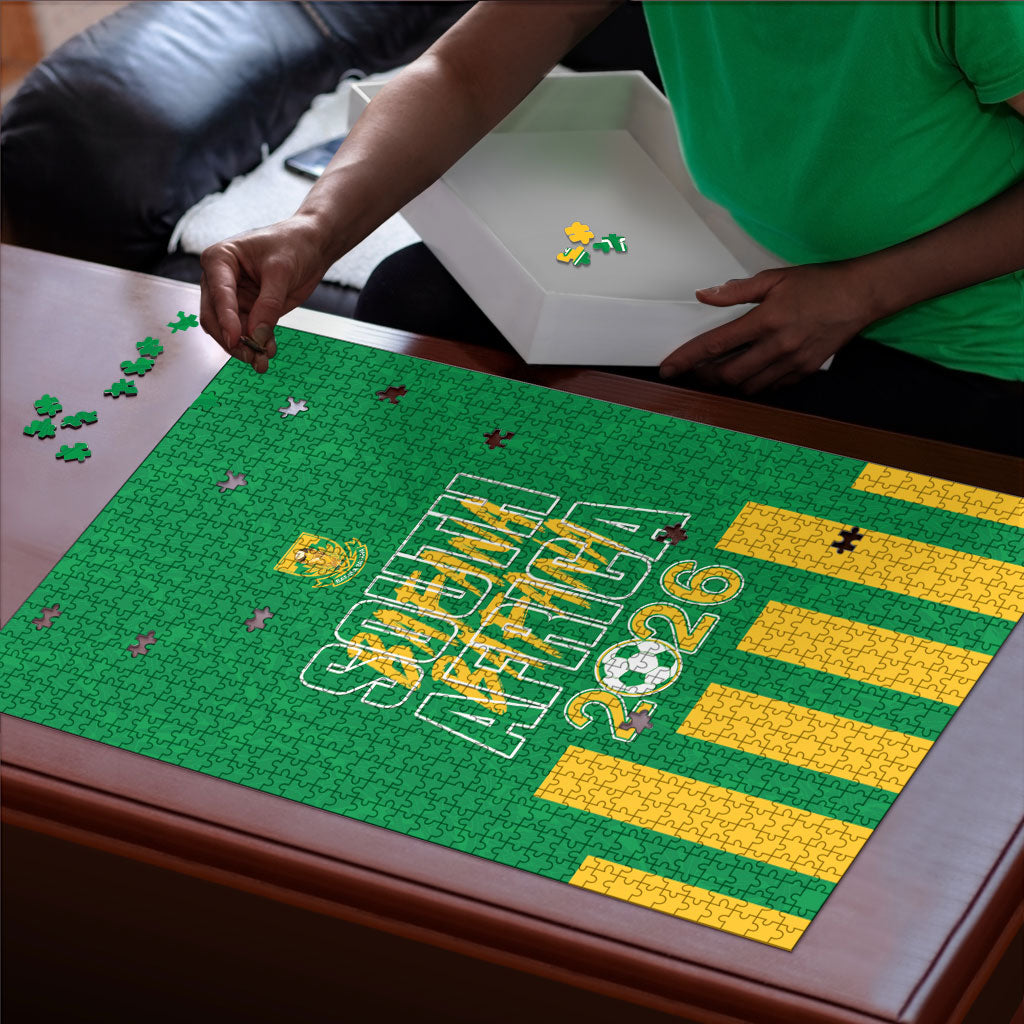 South Africa Soccer 2026 Puzzle Bafana Bafana Kaofela Protea Green