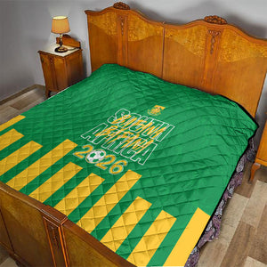South Africa Soccer 2026 Quilt Bafana Bafana Kaofela Protea Green