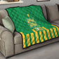 South Africa Soccer 2026 Quilt Bafana Bafana Kaofela Protea Green