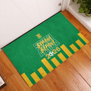 South Africa Soccer 2026 Rubber Doormat Bafana Bafana Kaofela Protea Green