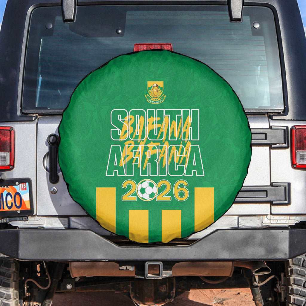 South Africa Soccer 2026 Spare Tire Cover Bafana Bafana Kaofela Protea Green