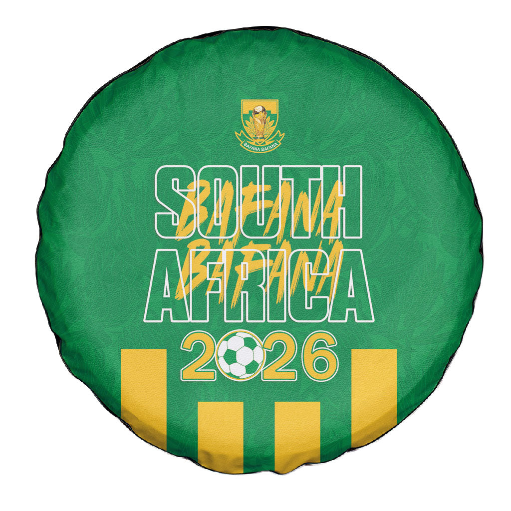 South Africa Soccer 2026 Spare Tire Cover Bafana Bafana Kaofela Protea Green
