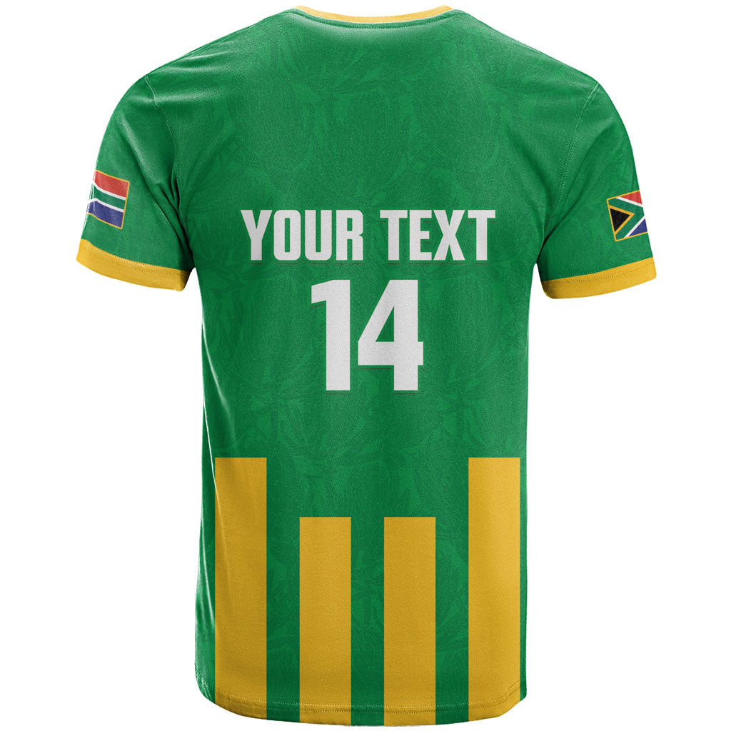 South Africa Soccer 2026 Custom T shirt Bafana Bafana Kaofela Protea Green