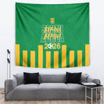 South Africa Soccer 2026 Tapestry Bafana Bafana Kaofela Protea Green
