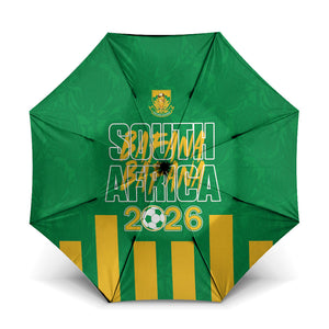 South Africa Soccer 2026 Umbrella Bafana Bafana Kaofela Protea Green