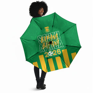 South Africa Soccer 2026 Umbrella Bafana Bafana Kaofela Protea Green