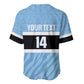 Afro Cricket Botswana Custom Baseball Jersey Go Baggy Blues Zebra Mascot - African Pride
