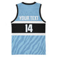 Afro Cricket Botswana Custom Basketball Jersey Go Baggy Blues Zebra Mascot LT14